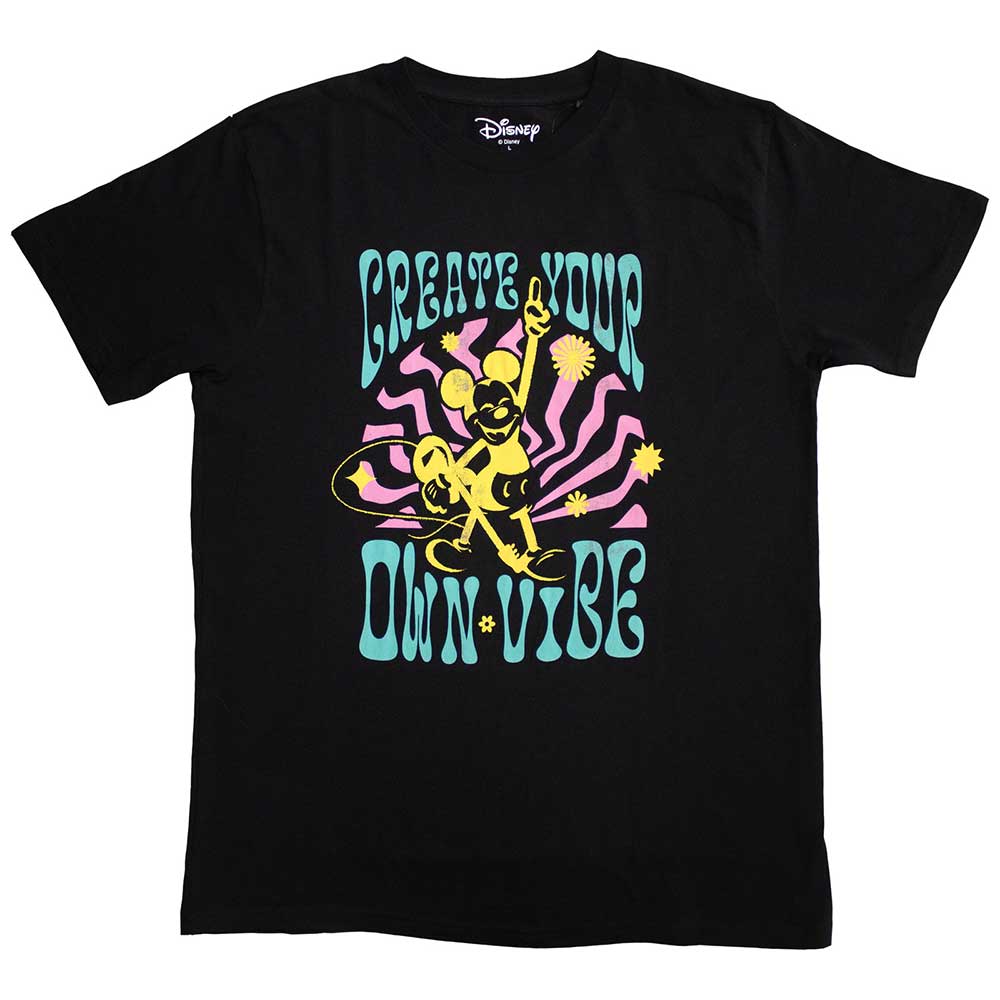 Mickey Mouse Unisex T-Shirt: Create Vibe (Medium)