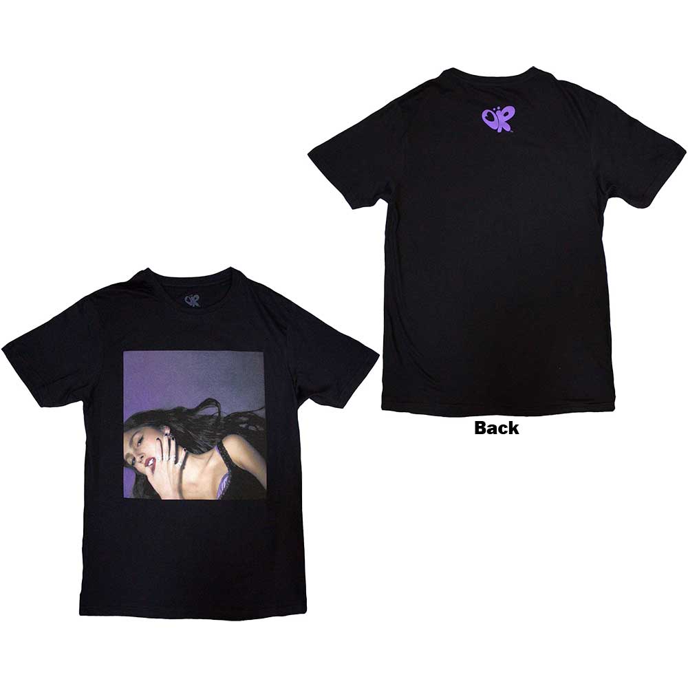 Olivia Rodrigo Unisex T-Shirt: Guts Album Cover (Back Print) (Large)
