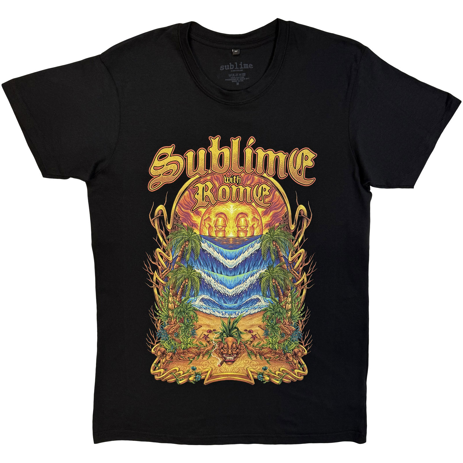Sublime Unisex Premium Carbon T-Shirt: Summer Season (Svart) - 2