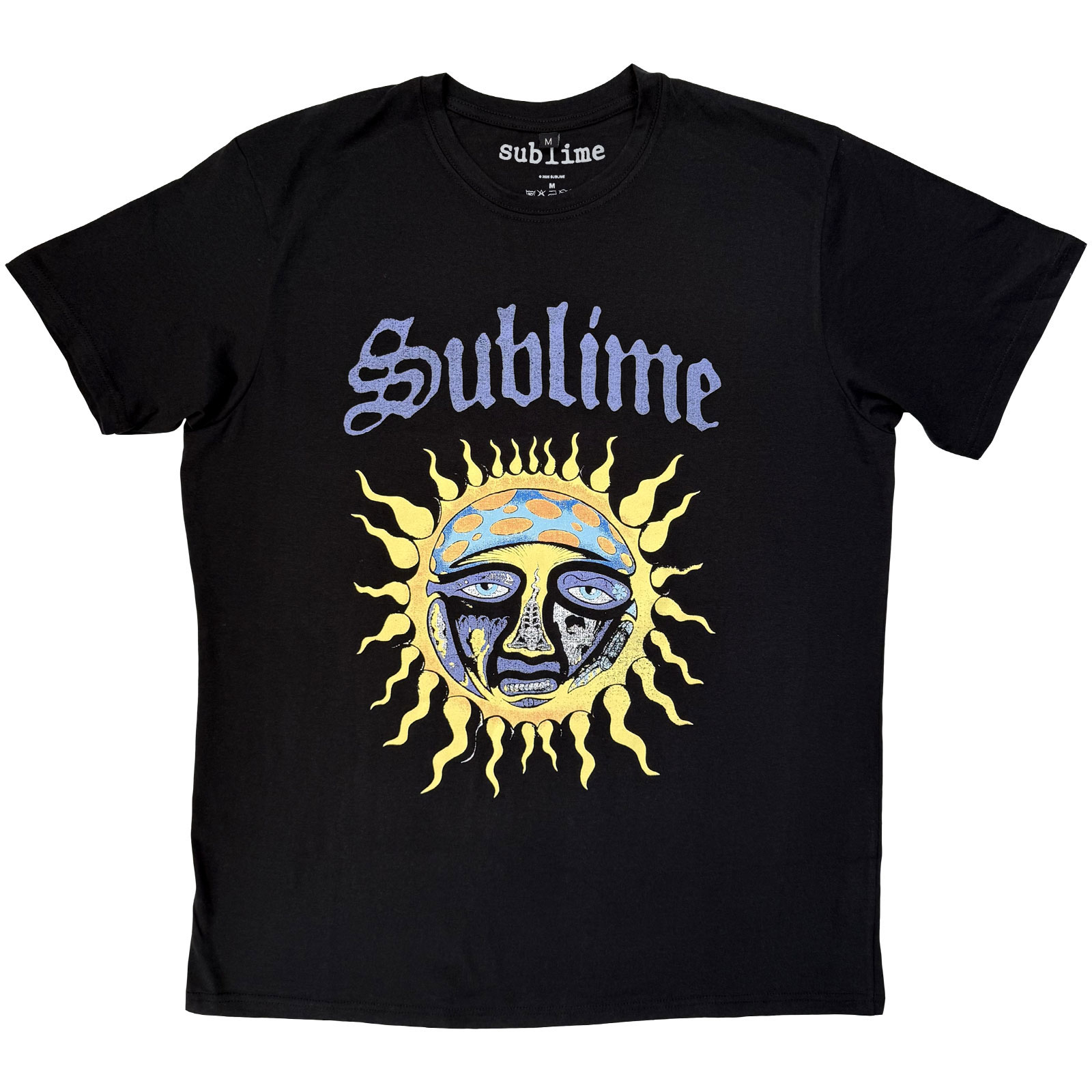 Sublime Unisex Premium Carbon -T-paita: Sun-logo (Musta) - 2