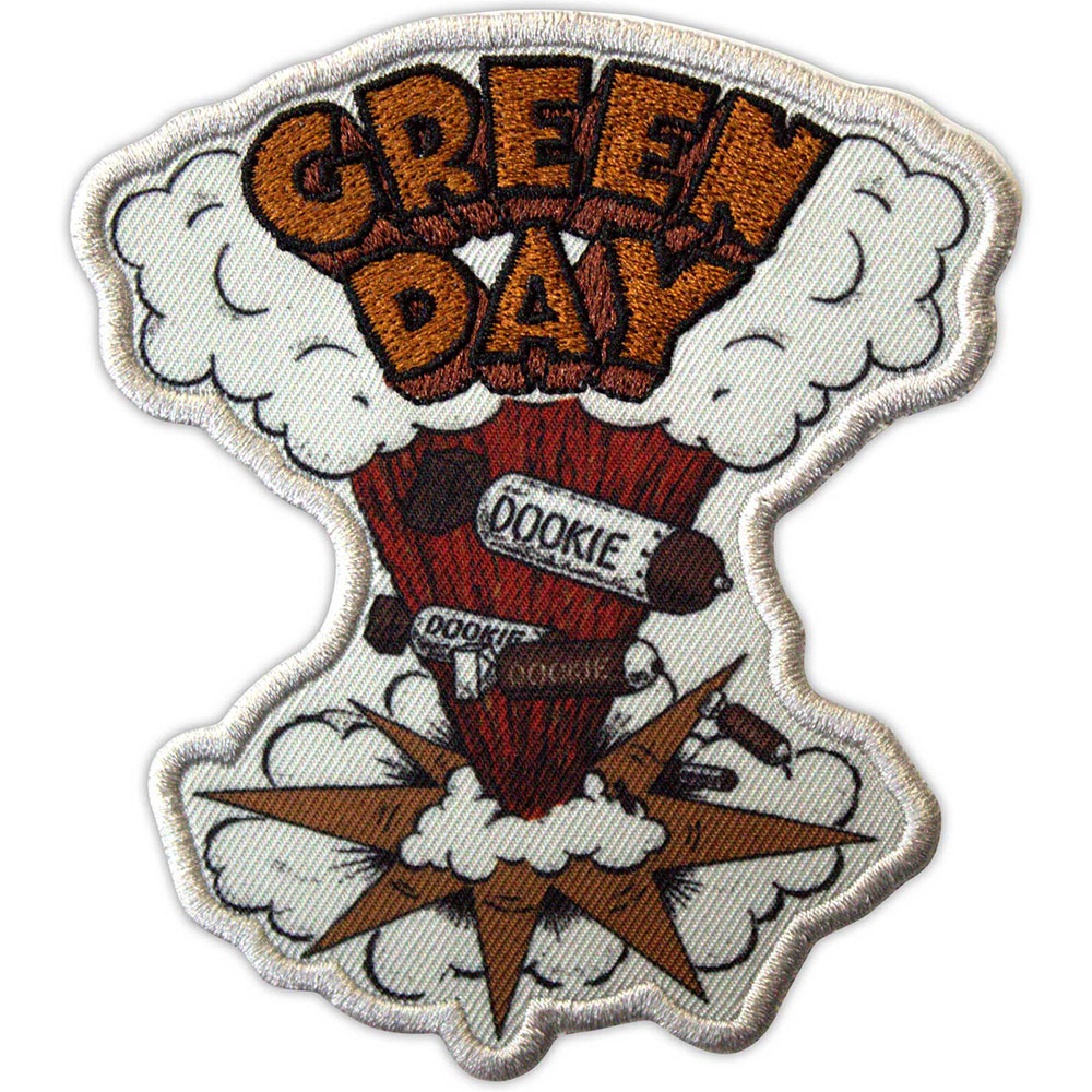 Green Day Printed Patch: Dookie Bombs (Standard)