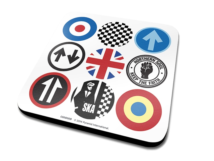 Coaster: Mod and ska icons - 2