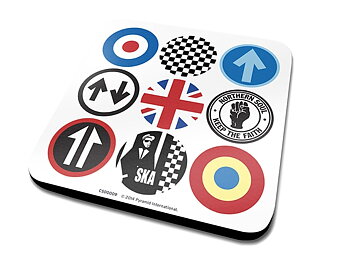 Coaster: Mod and ska icons