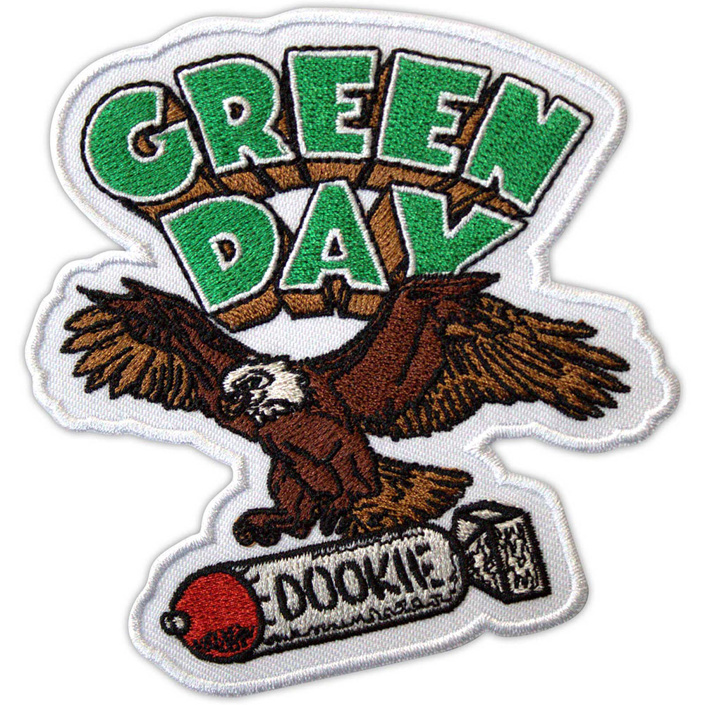Green Day Woven Patch: Dookie Eagle (Standard)