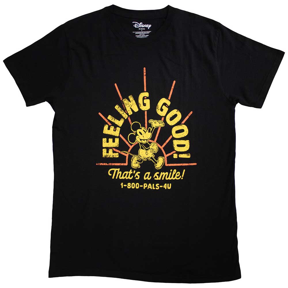 Mickey Mouse Unisex T-Shirt: Feeling Good (Large)