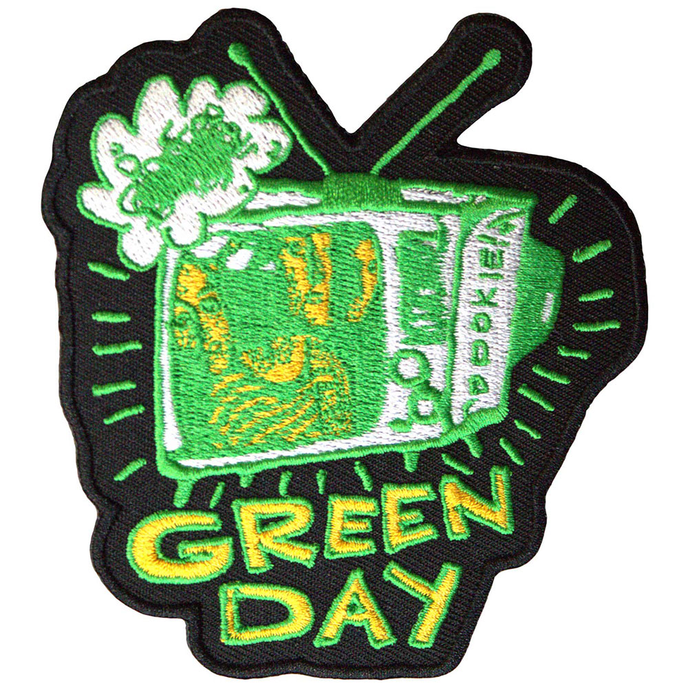 Green Day Woven Patch: Longview TV (Standard)