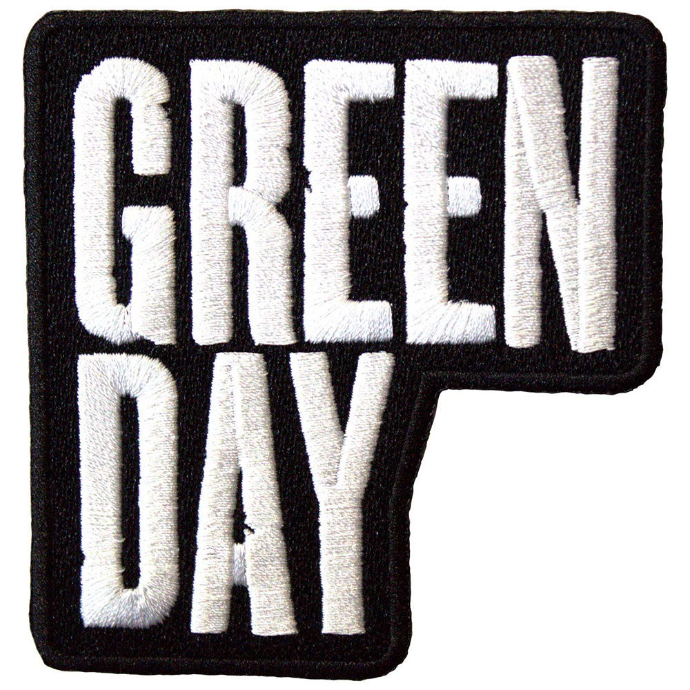 Green Day Woven Patch: Stacked Logo (Standard)