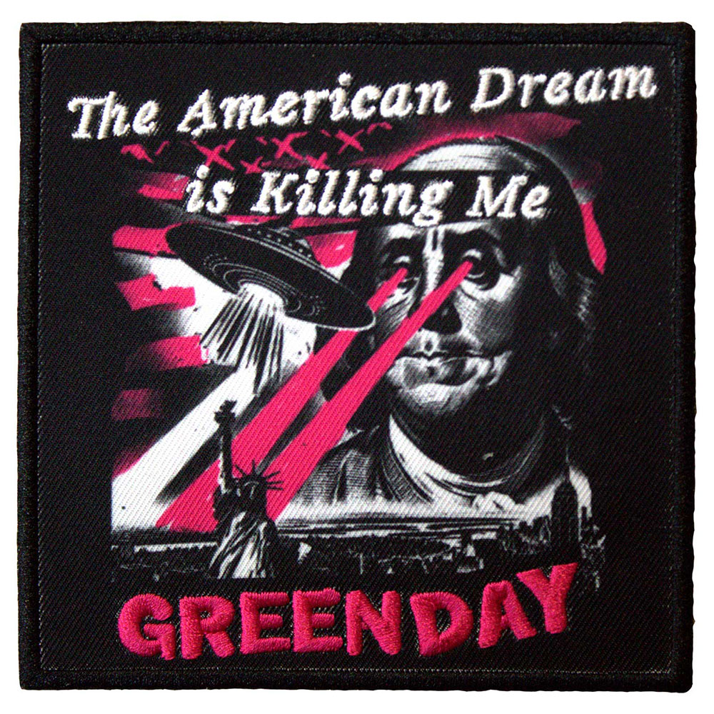 Green Day Printed Patch: American Dream (Standard)