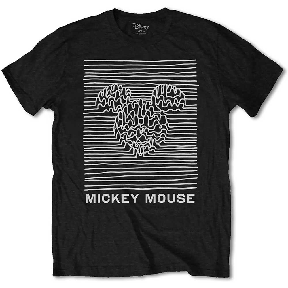 Disney Unisex T-Shirt: Mickey Mouse Unknown Pleasures (XX-Large)
