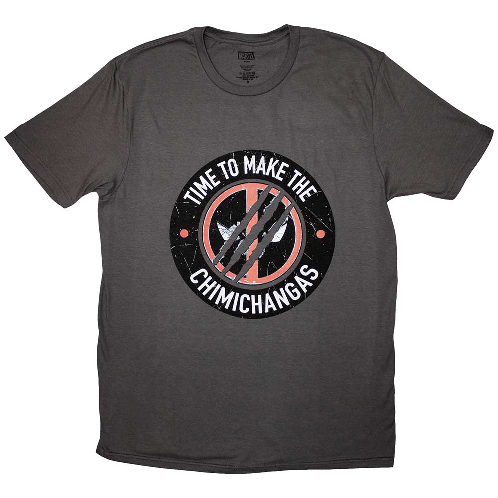 Marvel Comics Unisex T-Shirt: Deadpool Chimichanga (Small)