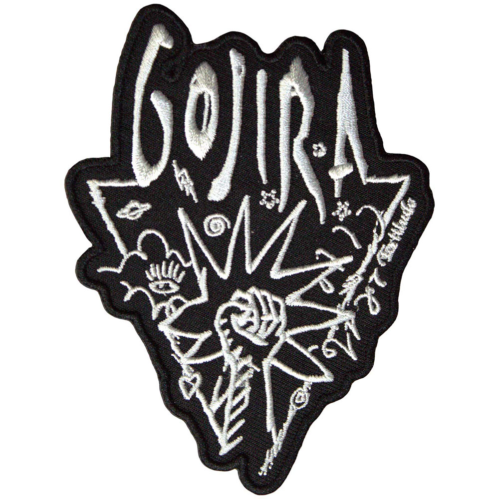 Gojira Woven Patch: Power Glove (Standard)