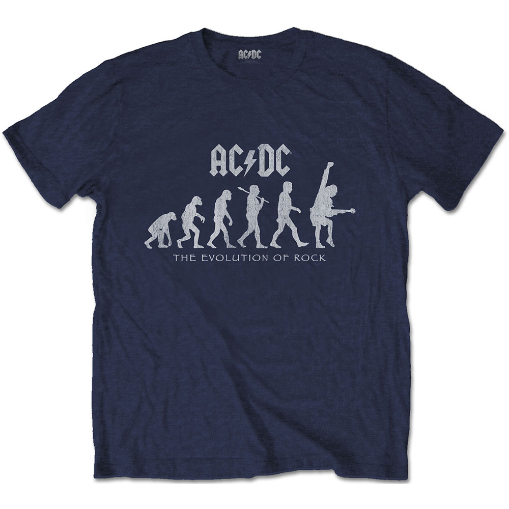 AC/DC Unisex T-Shirt: Evolution of Rock (Large)