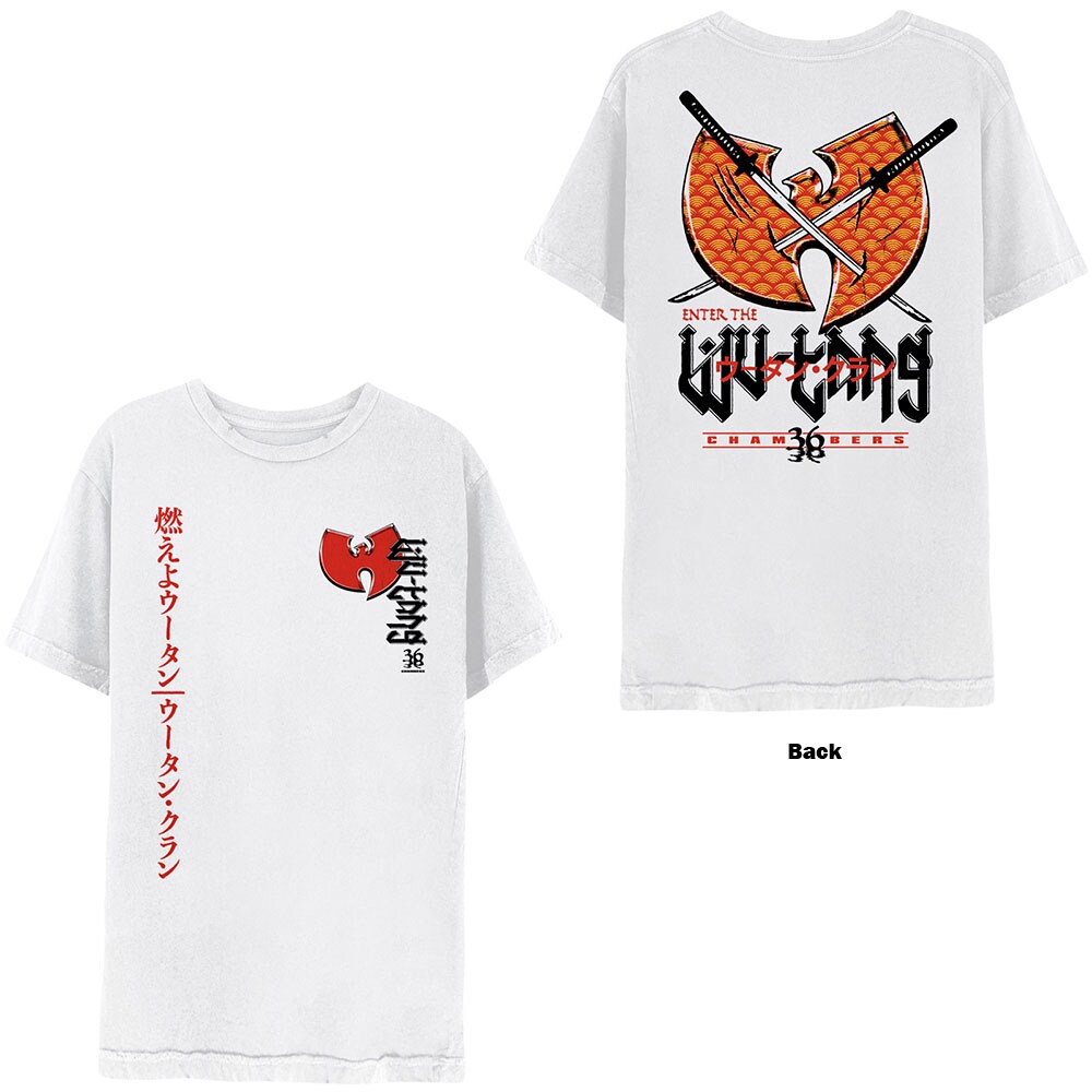 Wu-Tang Clan Unisex T-Shirt: Swords (Back Print) (XX-Large)