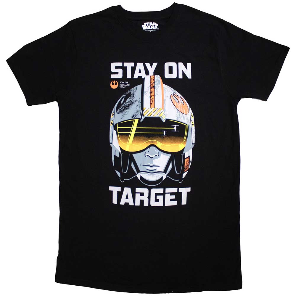 Star Wars Unisex T-Shirt: Stay On Target (Large)