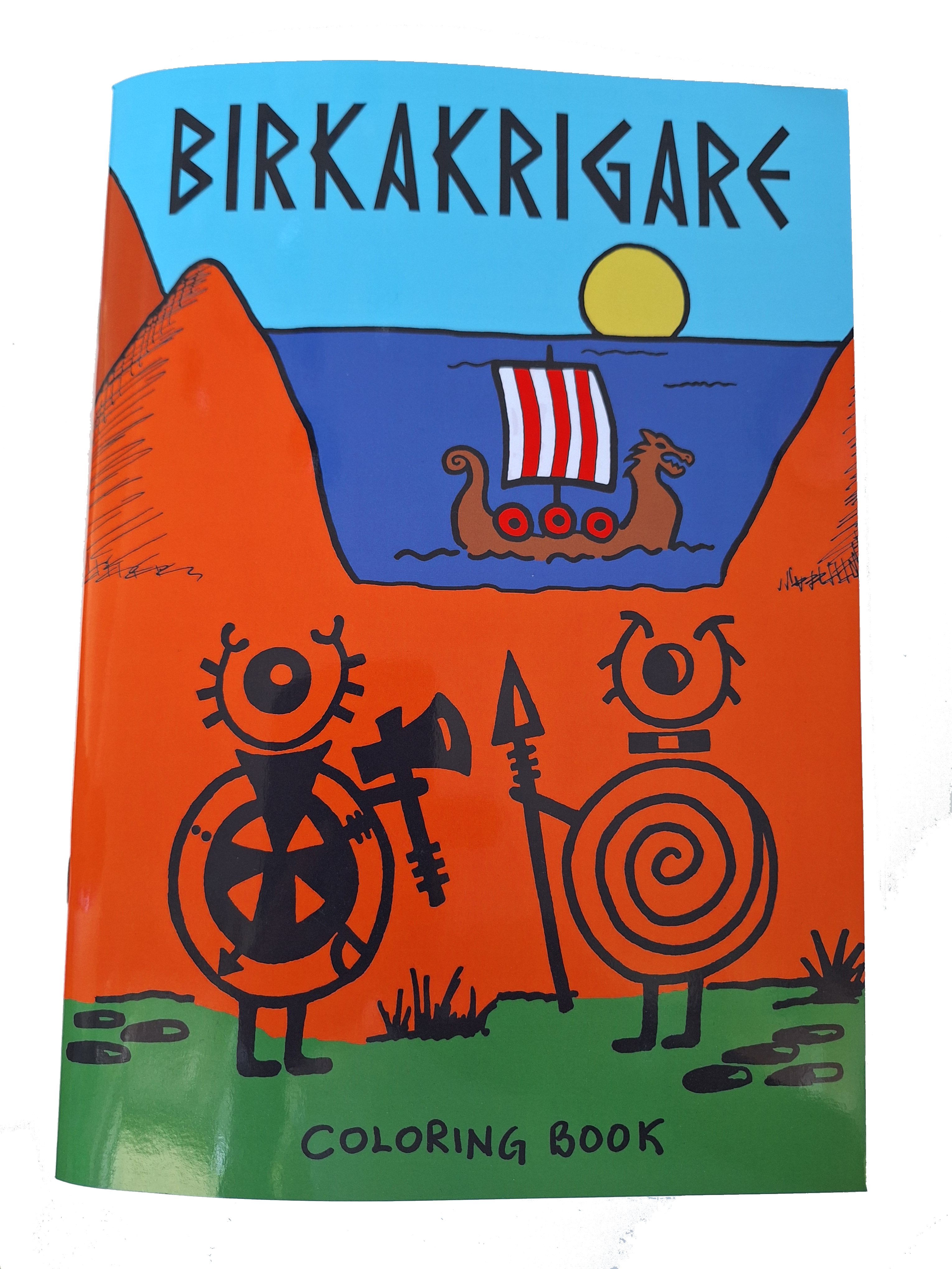 Coloring book: Birkakrigare - Hagbard & Signe - Viking Art Collection 
