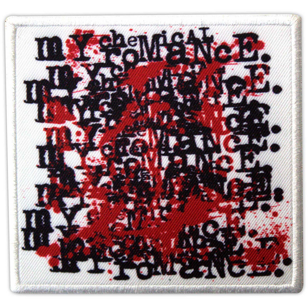 My Chemical Romance Printed Patch: Sweet Revenge Logo Repeat (Standard)