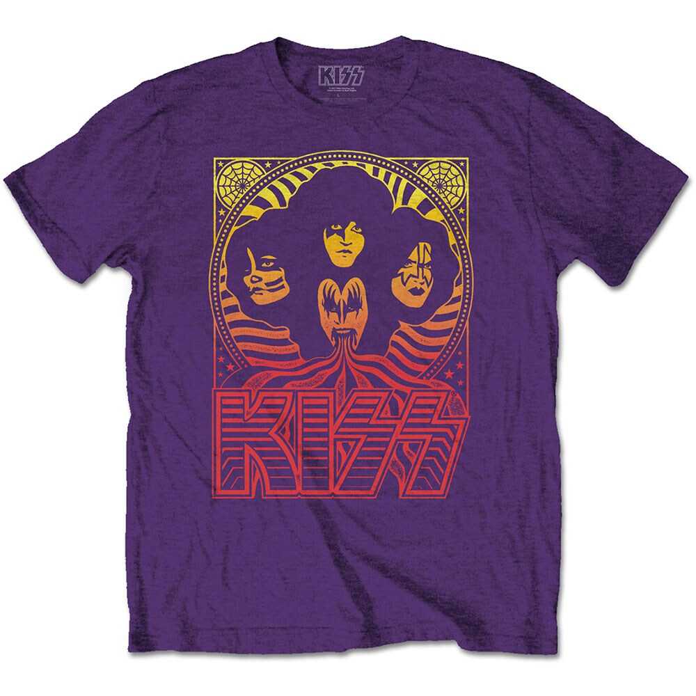 KISS Unisex T-Shirt: Gradient Group (Large)