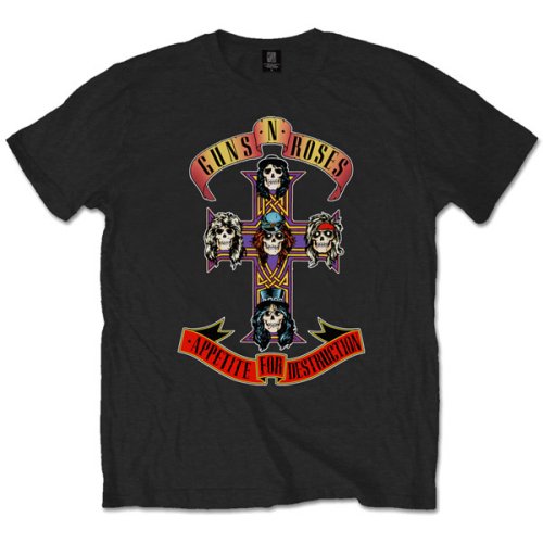 Guns N' Roses Unisex T-Shirt: Appetite for Destruction (Small)