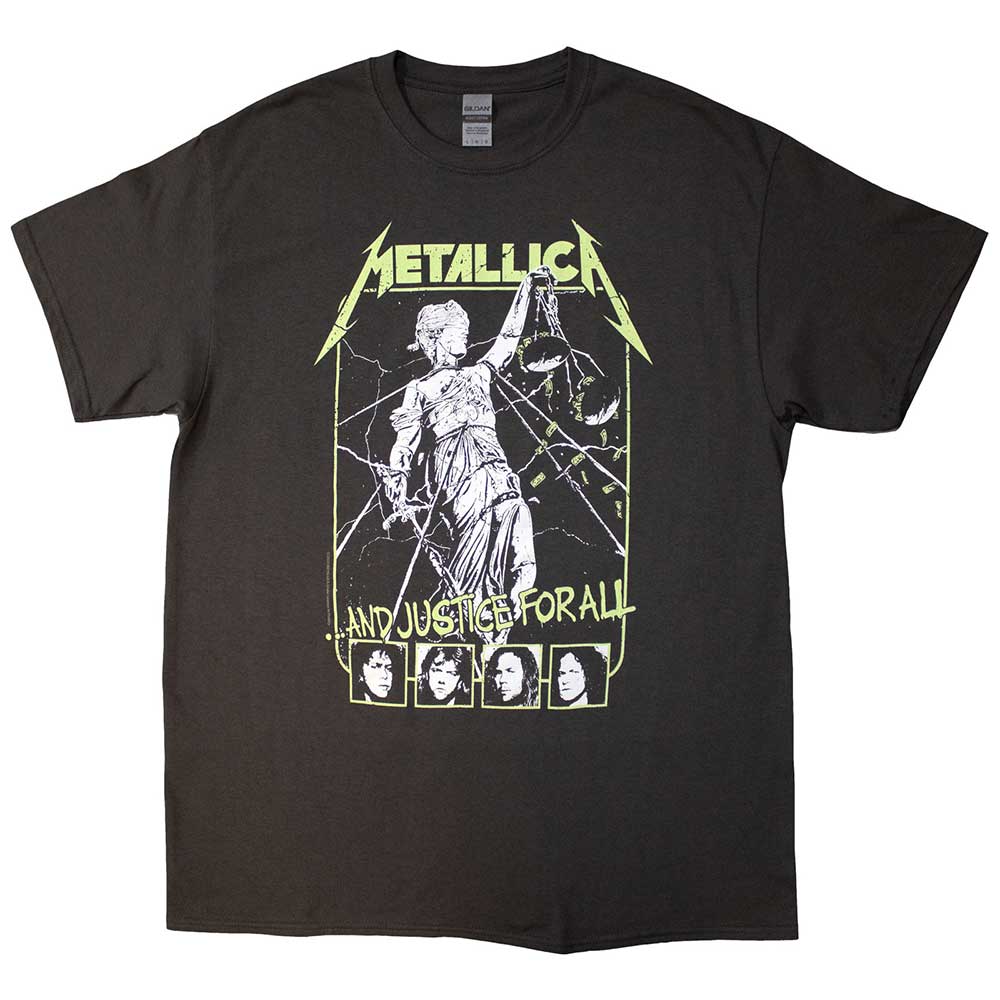 Metallica Unisex T-Shirt: Justice Faces (XX-Large)