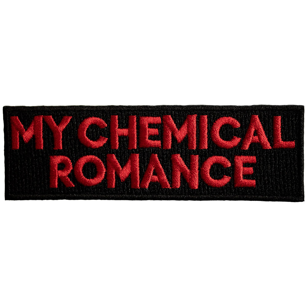 My Chemical Romance Woven Patch: Text Logo (Standard)