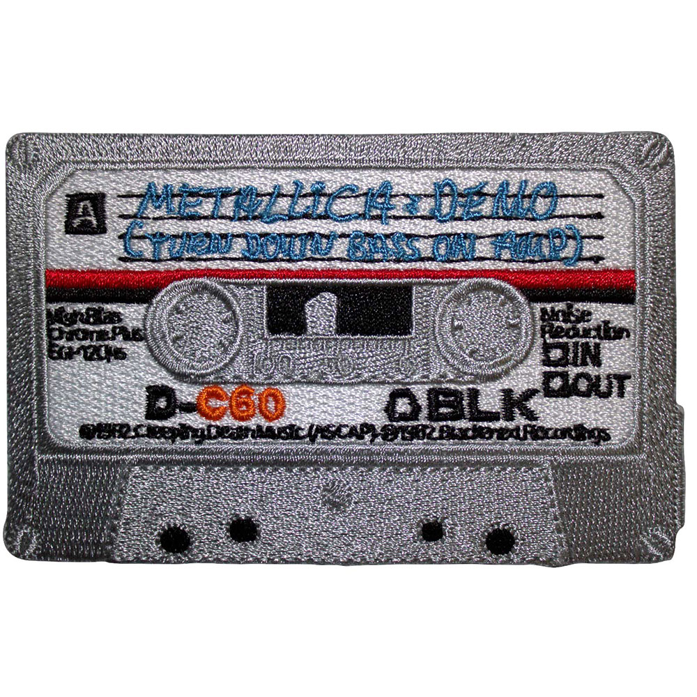 Metallica Woven Patch: No Life 'Til Leather (Standard)