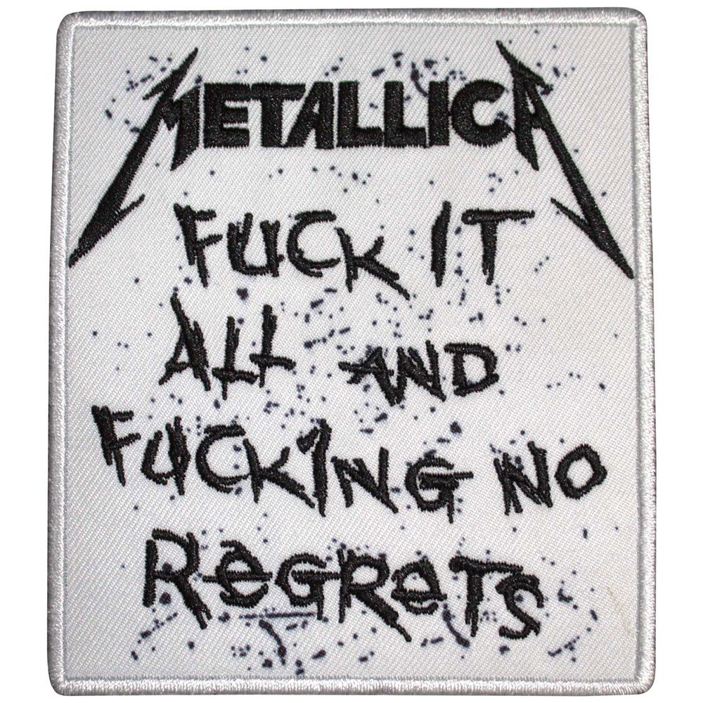 Metallica Woven Patch: No Regrets (Standard)