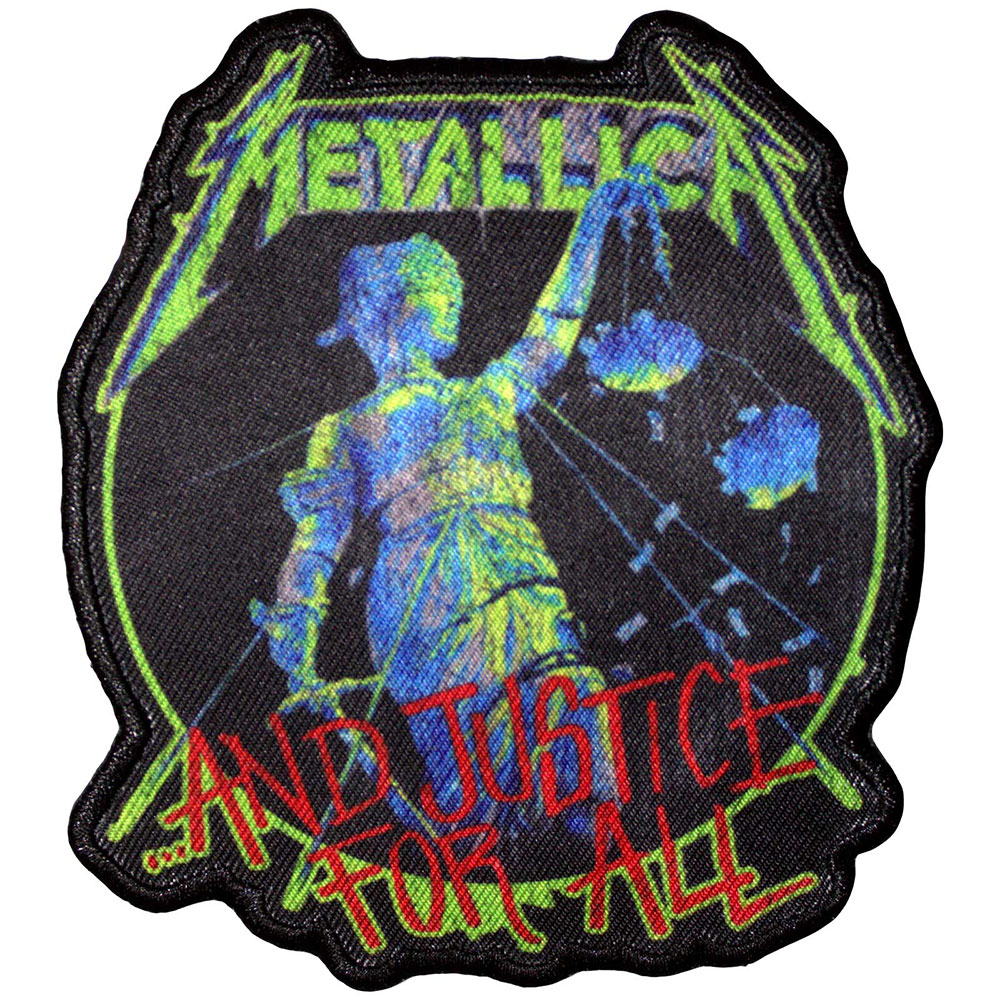 Metallica Printed Patch: And Justice For All (Standard)