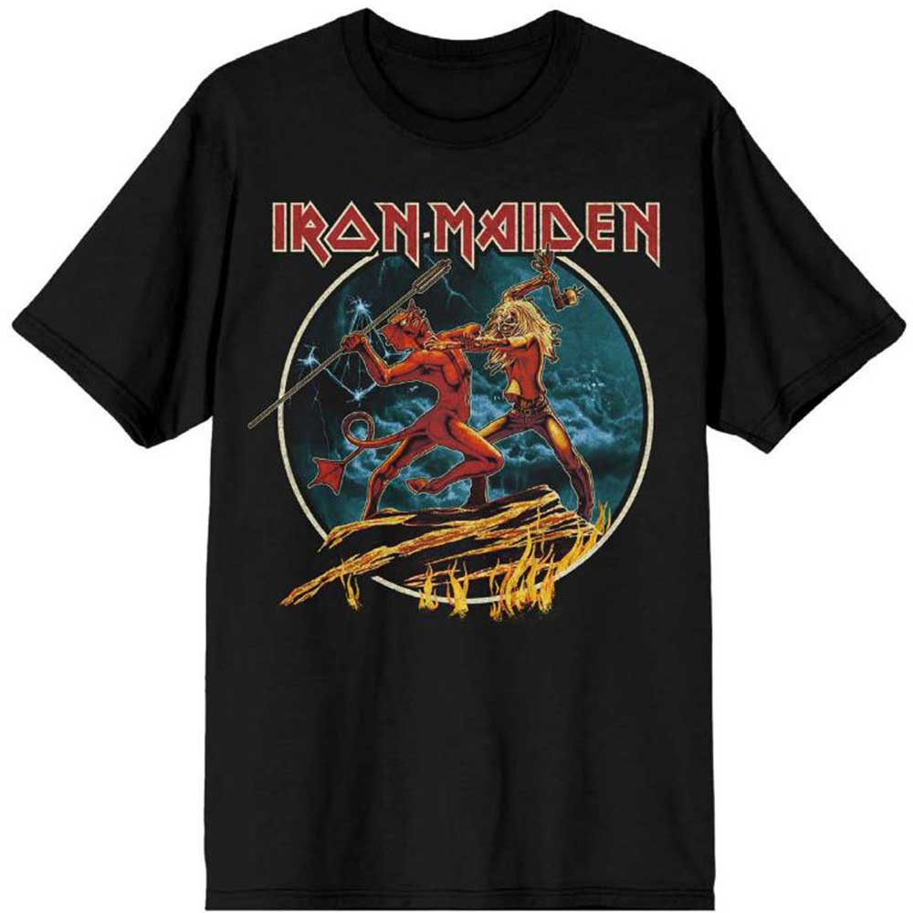 Iron Maiden Unisex T-Shirt: Number of the Beast Run To The Hills Circular (XX-Large)