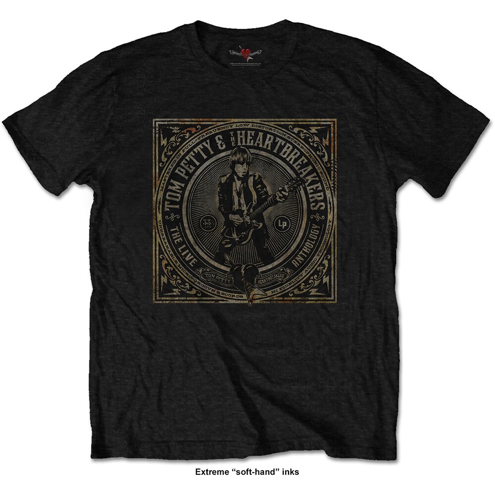 Tom Petty & The Heartbreakers Unisex T-Shirt: Live Anthology (Soft Hand Inks) (Small) - 2
