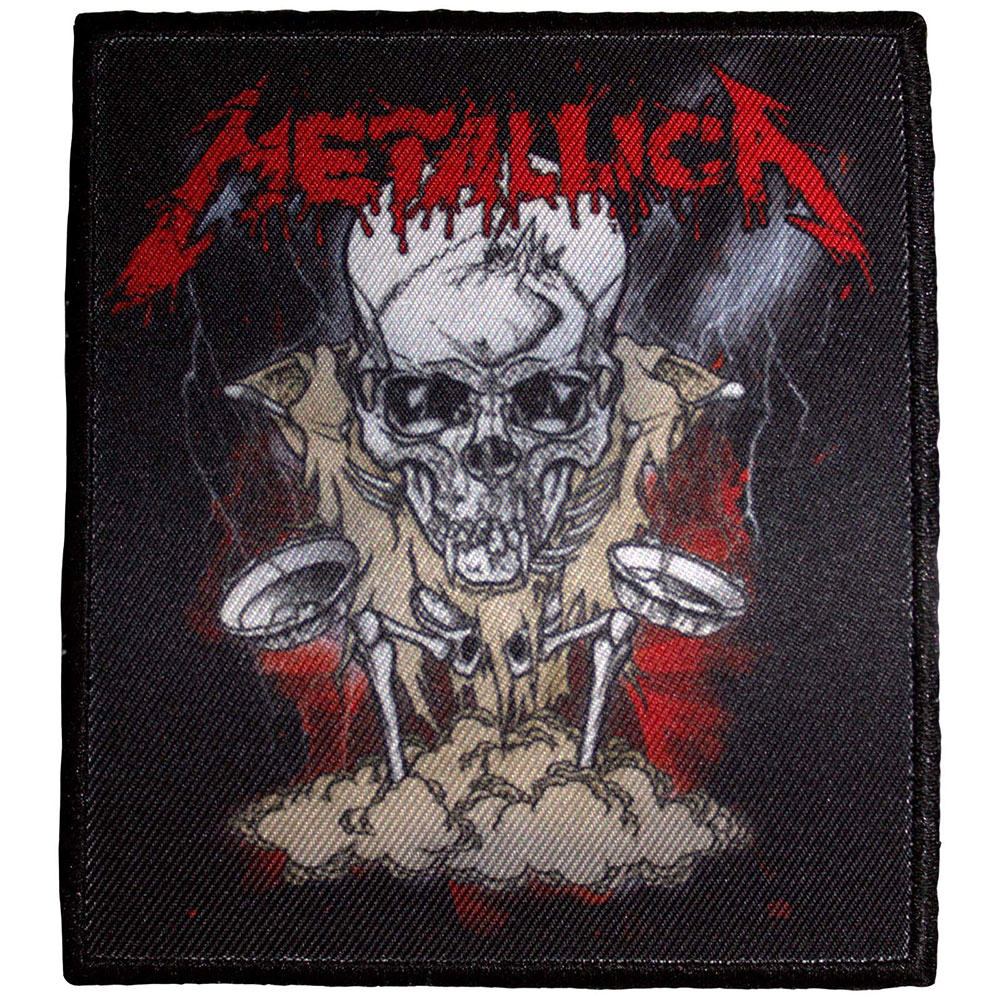 Metallica Printed Patch: Skeleton Poster (Standard)
