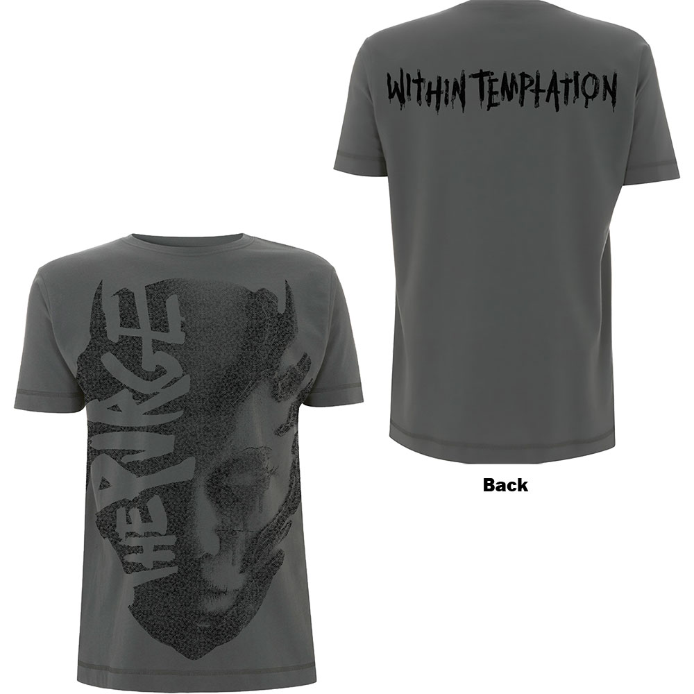 Within Temptation Unisex T-Shirt: Purge Jumbo (Back Print) (Large)