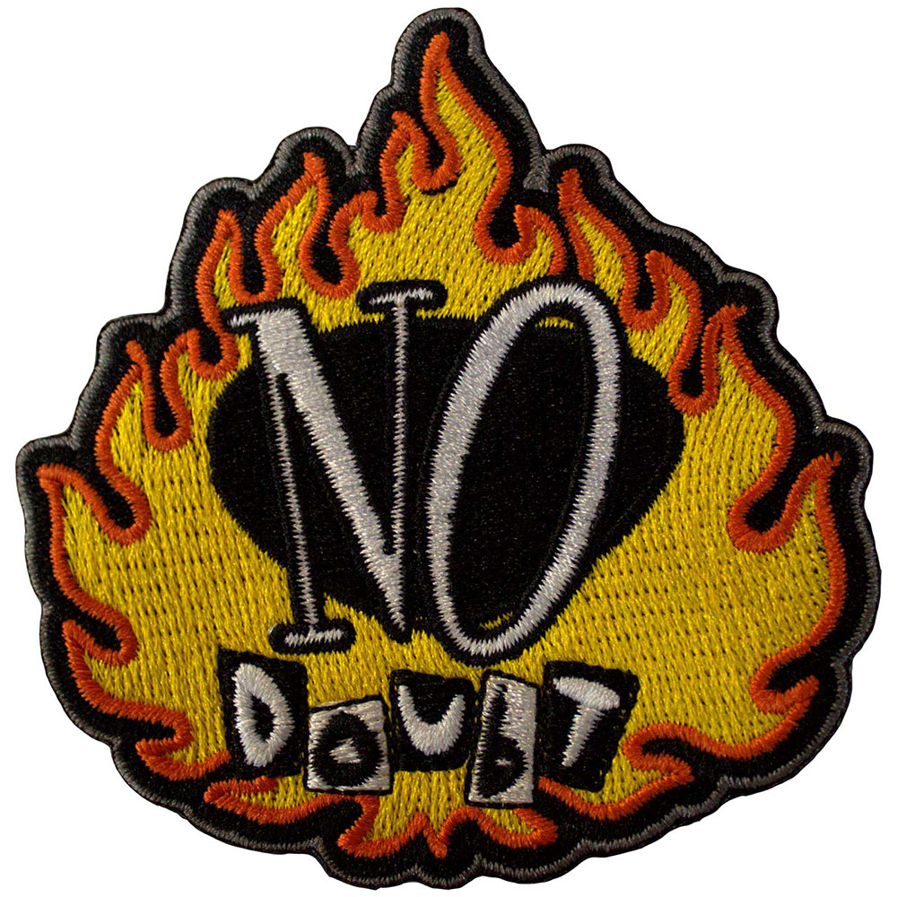 No Doubt Woven Patch: Flame (Standard)