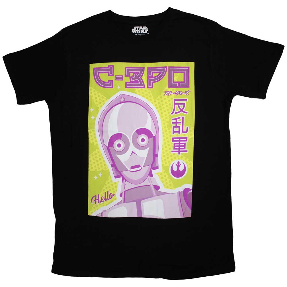 Star Wars Unisex T-Shirt: C-3PO Japanese (Medium)