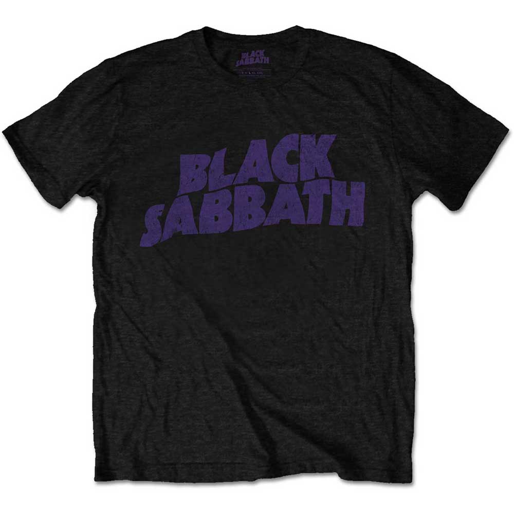 Black Sabbath Unisex T-Shirt: Vintage Way Logo (Retail Pack) (Small)