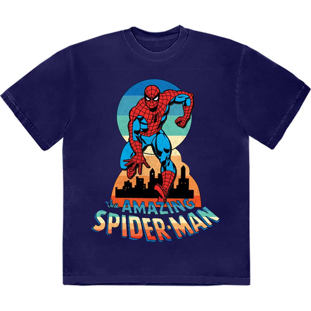 Marvel Comics Unisex T-Shirt: Spider-Man Keyhole (Large)