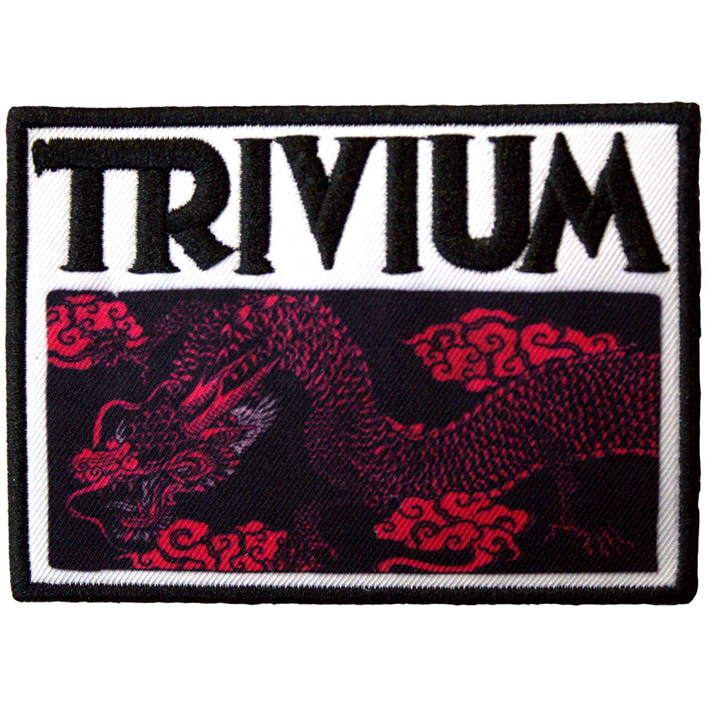 Trivium Printed Patch: Deadmen & Dragons Silhouette (Standard)