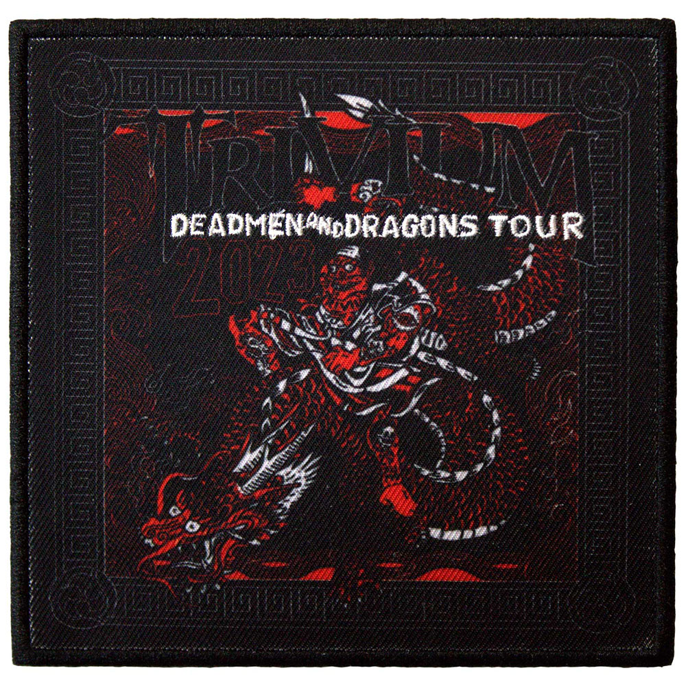 Trivium Printed Patch: Deadmen & Dragons Tour '23 (Standard)