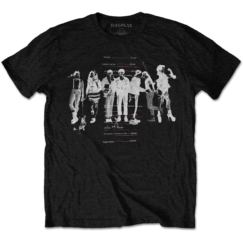 Yungblud Unisex Eco-T-Shirt: Weird Track list (X-Large)