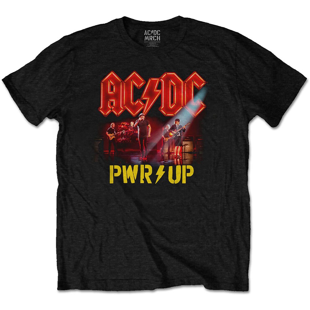 AC/DC Unisex T-Shirt: Neon Live (Small)
