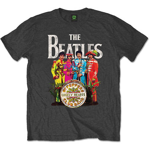 The Beatles Unisex Tee: Sgt Pepper (Medium)