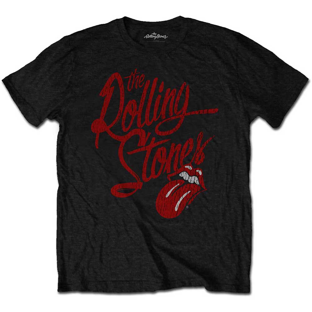 The Rolling Stones Unisex T-Shirt: Script Logo (Soft Hand Inks) (X-Large) - 2
