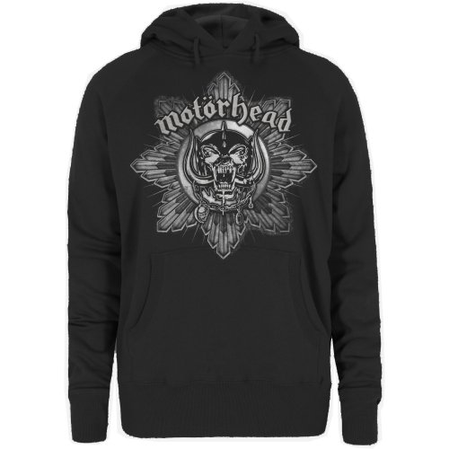 Motorhead Ladies Pullover Hoodie: Pig Badge (Medium)