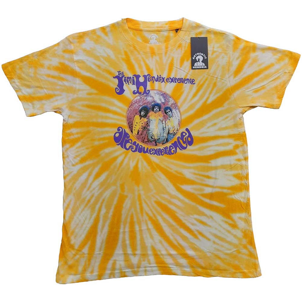 Jimi Hendrix Unisex T-Shirt: Are You Experienced (Dip-Dye) (Medium)