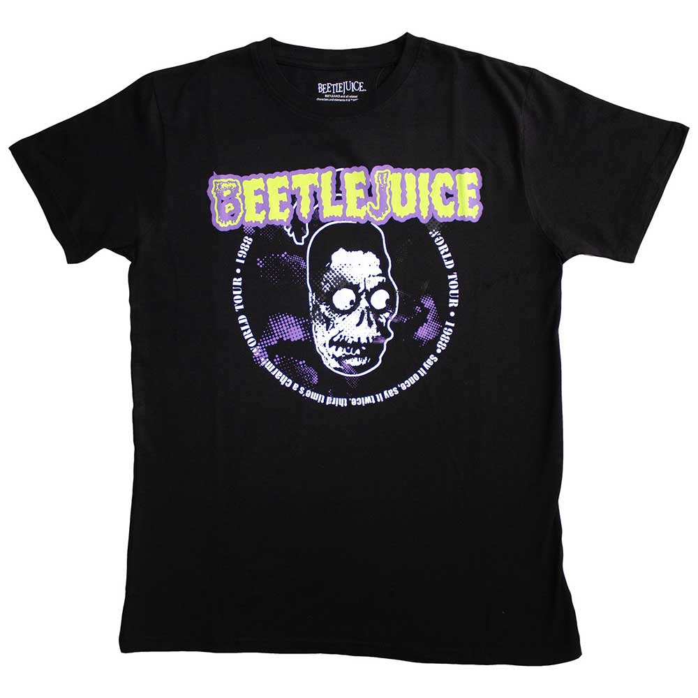 Beetlejuice Unisex T-Shirt: 1988 World Tour (Medium)