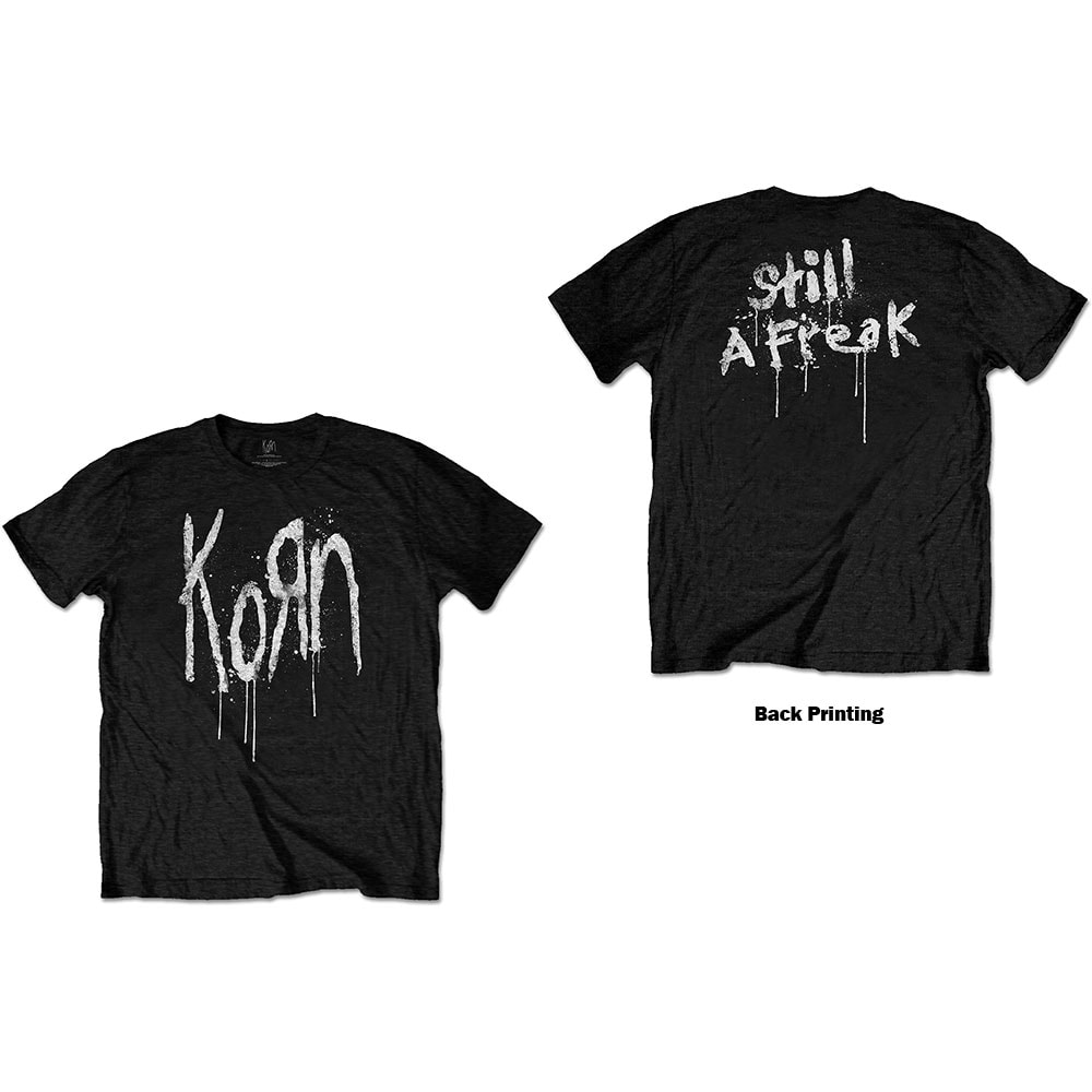 Korn Unisex T-Shirt: Still A Freak (Back Print) (X-Large)