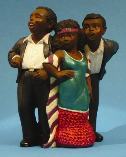 Jazzfigur:  Vokaltrio - All That Jazz 12 cm - 2