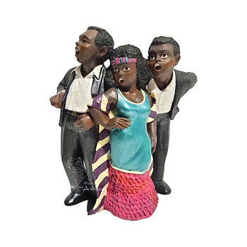 Jazzfigur:  Vokaltrio - All That Jazz 12 cm