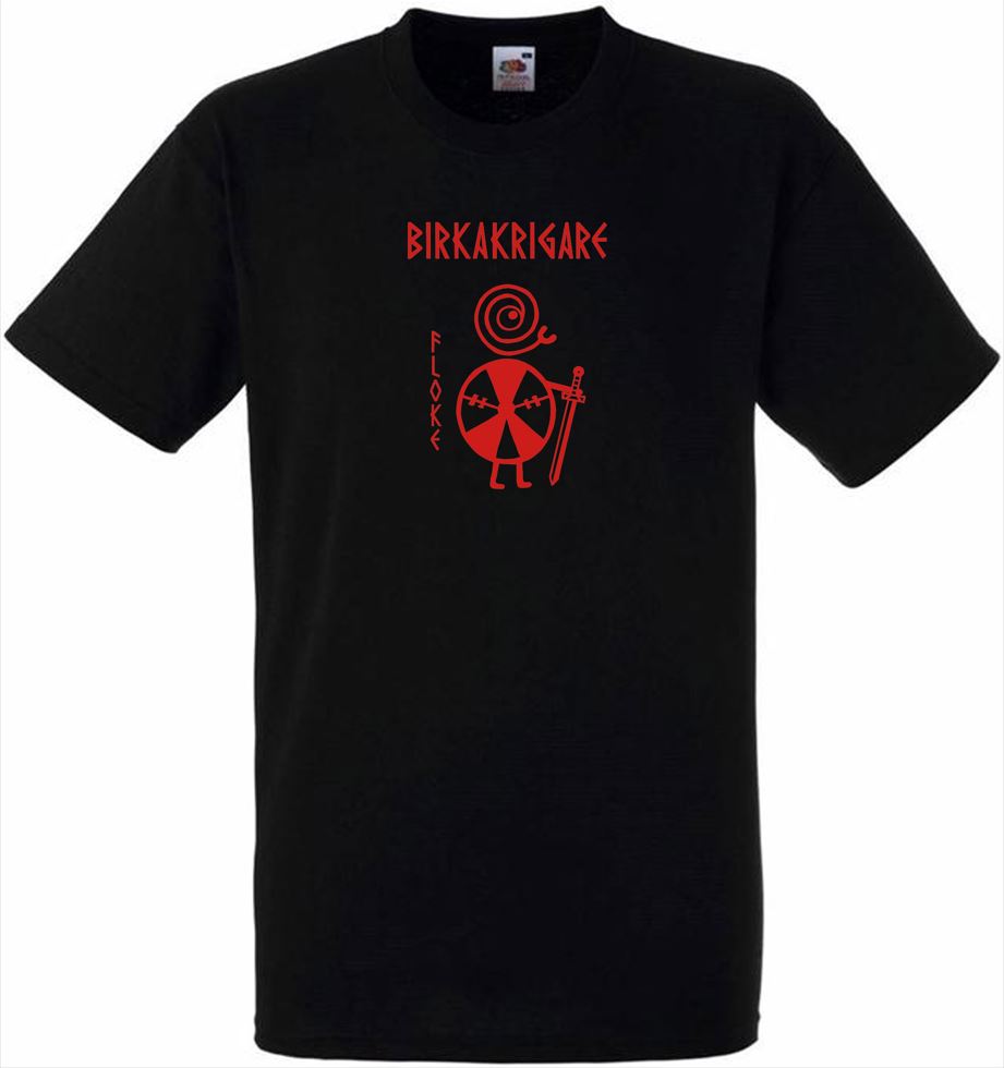 T-shirt: Birkakrigare - Floke - Viking Art Kollektion (XX-Large)