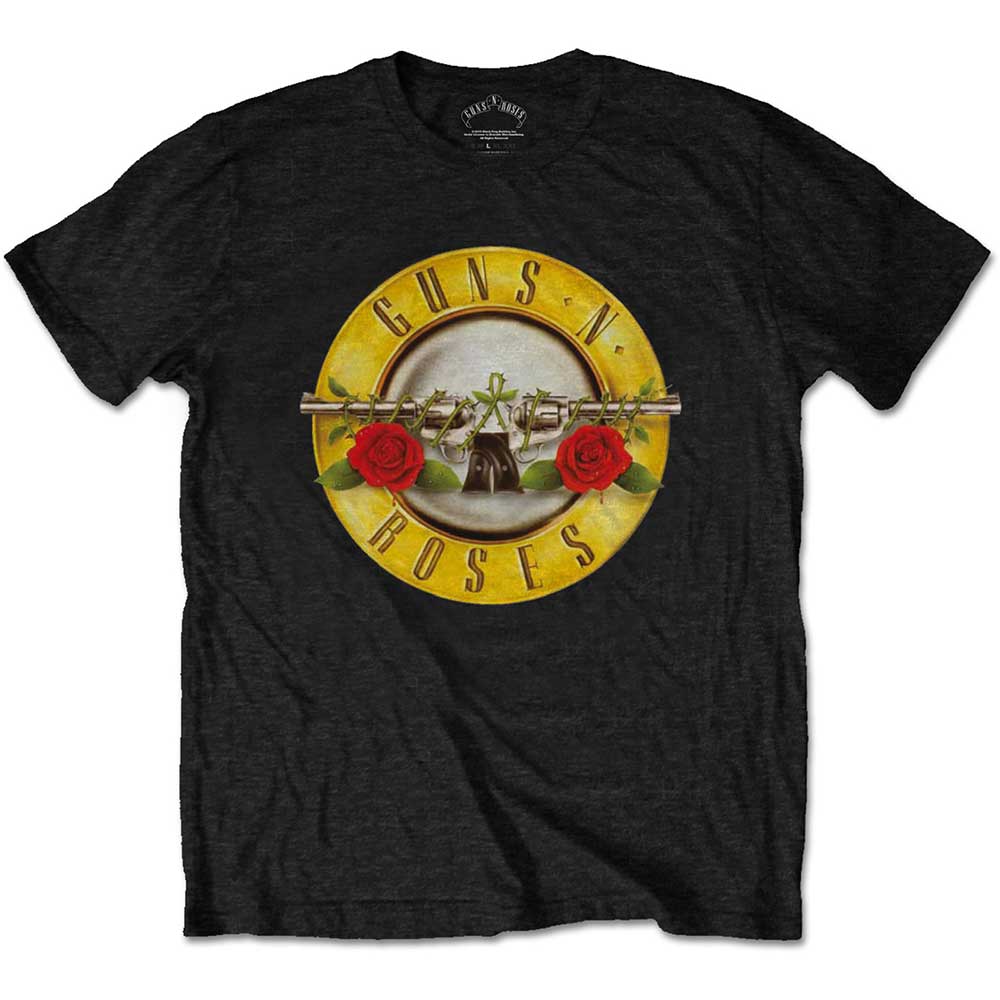 Guns N' Roses Unisex T-Shirt: Classic Logo (Large)