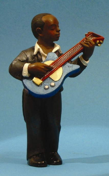 Jazzfigur: Basgitarr - All That Jazz 12 cm - 2